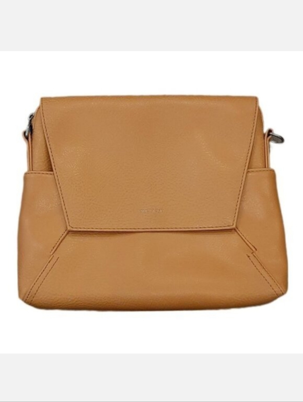 Matt & Nat Minka Vegan Leather Purse Tan Hobo Shoulder Crossbody Envelope Bag